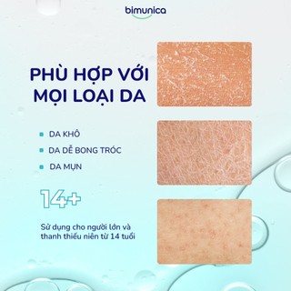 Sữa Tắm Ngừa Mụn AHA BHA Bimunica Skin Beauty 470ml Cho Da Dầu Mụn, Làm Sạch Dịu Nhẹ, Hỗ Trợ Giảm Mụn Cơ Thể