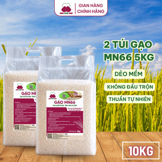 [DATE MỚI]Combo 2Túi Gạo Sạch Hữu Cơ MN66 Ngon Cơm,Dẻo Vừa,Mềm Cơm,Hỗ Trợ Tiêu Hóa,Không Chất Bảo Quản,Gạo Quê(Túi 5kg)