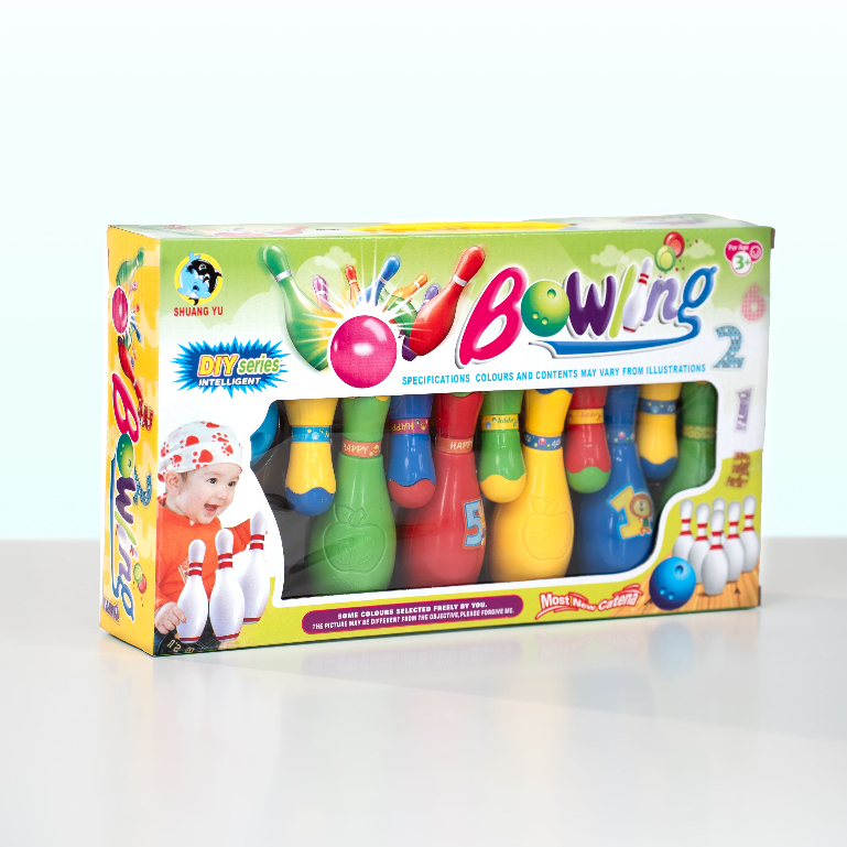 Bộ Đồ Chơi Ném Bóng Bowling Cho Bé, Giúp Bé Vận Động Và Phát Triển Thể Chất
