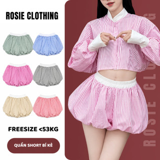 Quần Shorts Nữ Đùi Ngắn Kẻ Sọc Bí Ngô Pumpkin Chất Vải Kate WSH001
