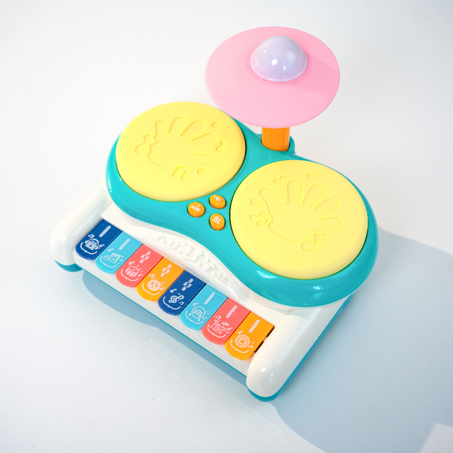 Đàn Piano Kết Hợp Trống Vỗ Cho Bé, Đồ Chơi Nhạc Cụ Phát Triển Năng Khiếu Âm Nhạc