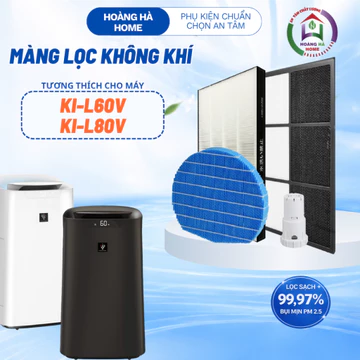 Màng lọc không khí tương thích cho máy KI-L60V KI-L80V - Màng lọc hepa - Màng lọc không khí FZ-D70HF/ FZ-E75DF