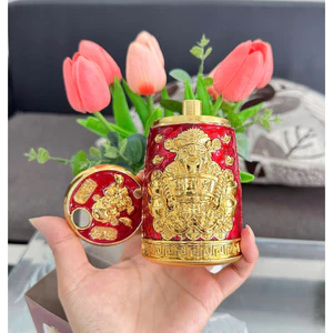 LỌ ĐỰNG TĂM HOÀNG KIM CÓ HỘP