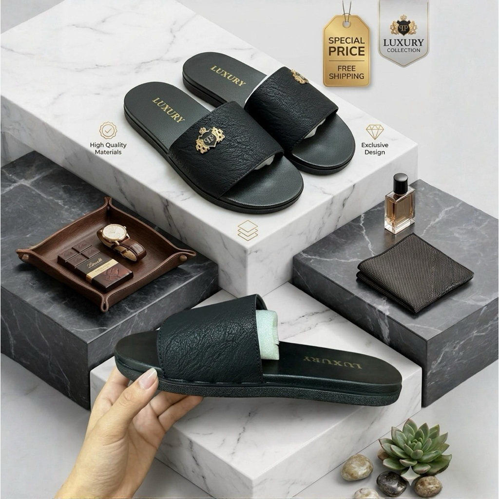 Có khâu quai -Dép Nam Vương Miện 👑 Sang Trọng Lịch Lãm- Mẫu Hot Năm 2026