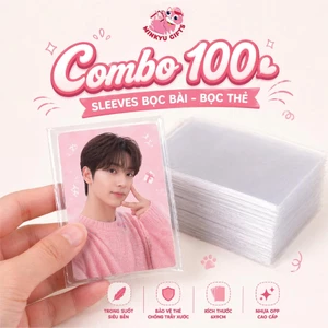 Bọc Bài Plastic Phù Hợp Drinking, Boardgame, Ma Sói, Card Bo Góc, Spotify Kích Thước 6x9cm