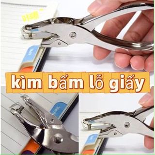 Kìm bấm lỗ giấy, nhựa co, bìa màu, dao trổ....