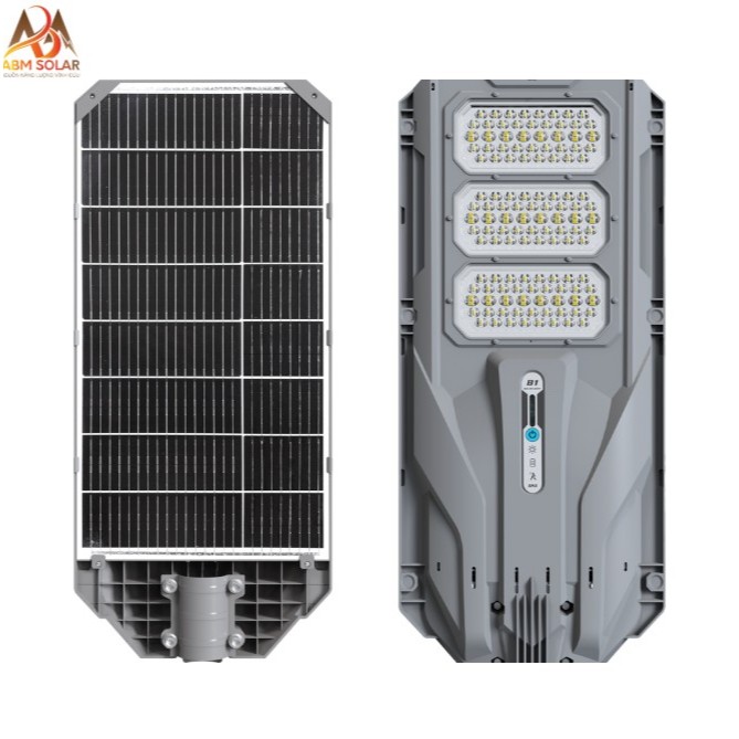 [800W] Đèn Năng Lượng Mặt Trời Tấm Pin Liền, Chiếu Sáng Đường Đi, Sân Vườn, Hè Phố, Chống Nước IP68, Nhựa ABS ABM SOLAR
