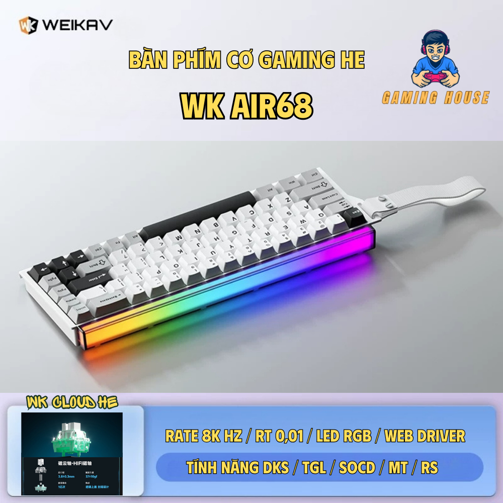 Bàn phím cơ Weika Air68