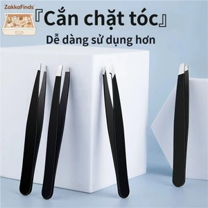 Combo 4 Nhíp nhổ tỉa lông mày bằng thép không gỉ dễ sử dụng chất lượng cao