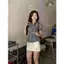 Chân Váy Jean Dáng Chữ A Ngắn Trên Gối Lưng Cao Chân Jean Style Hàn Quốc Ôm Eo Tôn Dáng Có Quần Trong CV08 BeU