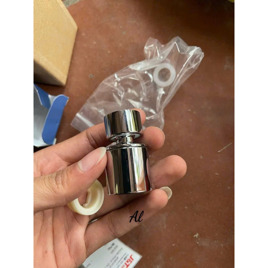 Đầu Nối Vòi Nước Thông Minh Xoay 360 Độ Inox Oenon 2 Chế Độ Nước Lưới Lọc 4 Lớp Lắp Vòi Lavabo Rửa Bát Rửa Mặt