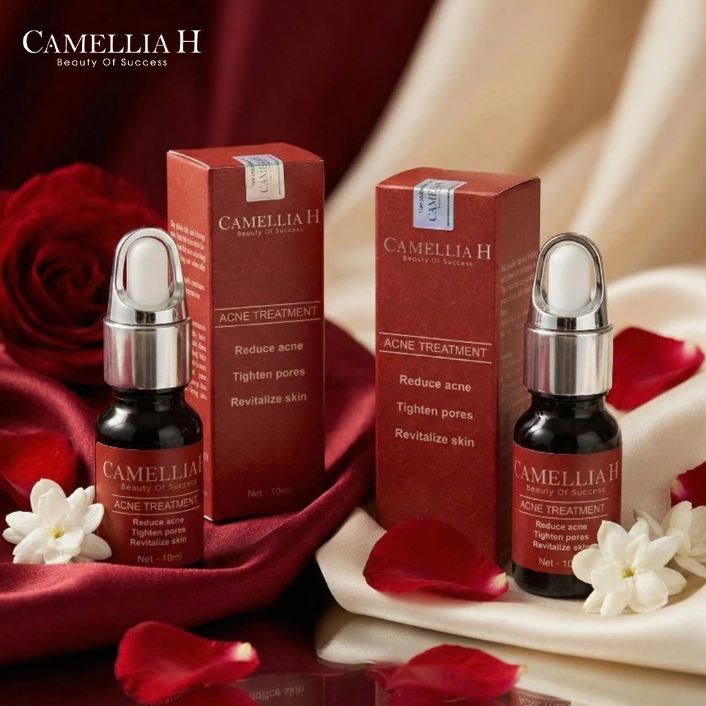 Tinh chất chăm sóc da giảm mụn Camellia H hỗ trợ giảm mụn dưỡng da mềm mịn