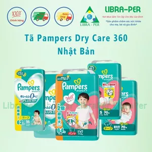 Bỉm/Tã Pampers Xanh Nội Địa Nhật – Mềm Mại, Thấm Hút Nhanh, Khô Thoánh, Ngừa Hăm Hiệu Quả Cho Bé