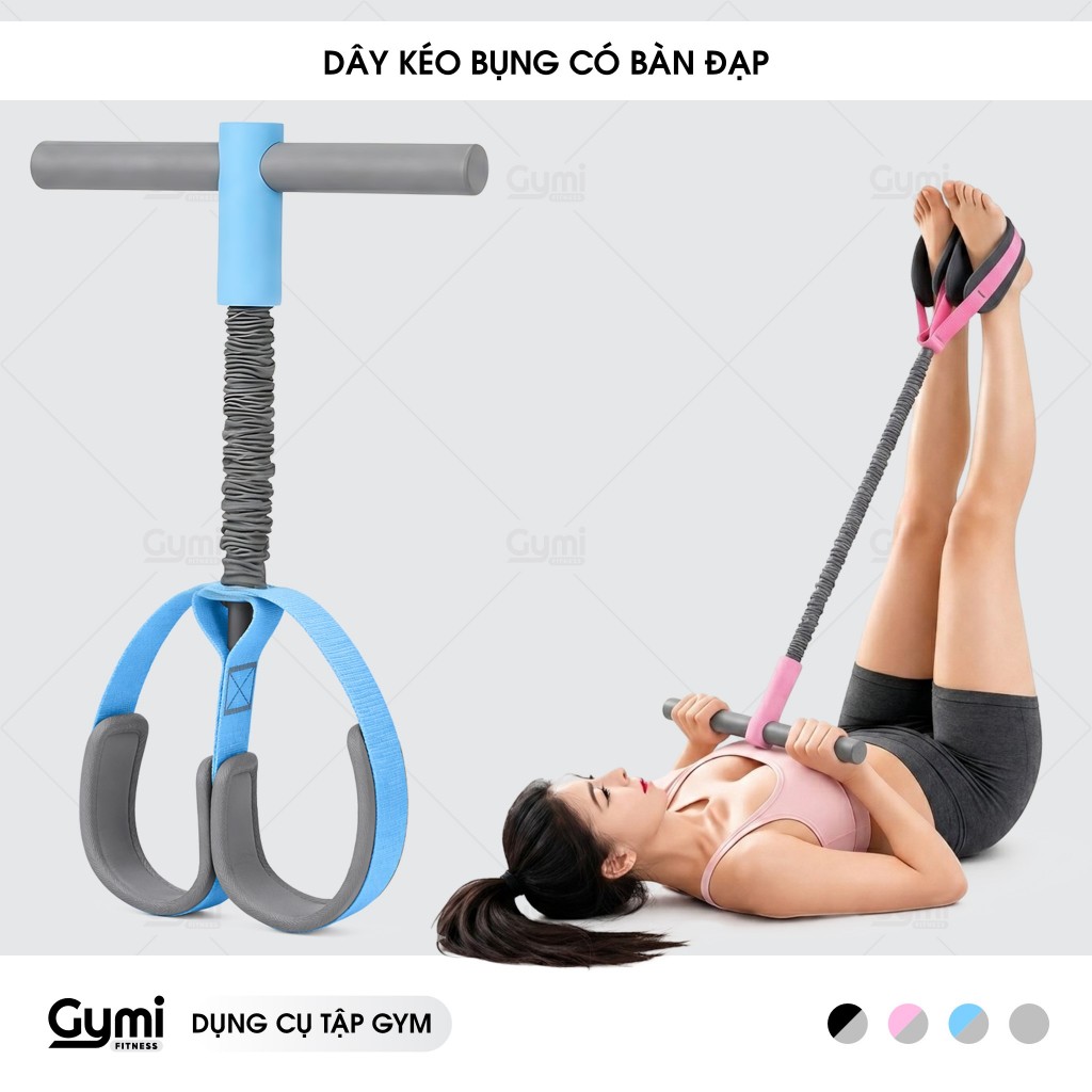 Dây Kéo Bụng Có Bàn Đạp Đa Năng - Dây Kháng Lực 75lbs Tập Core Tay Chân Toàn Thân Tại Nhà - KeoBung75lbs