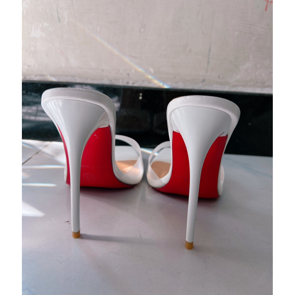 CAO GÓT MECA SANG CHẢNH, SANDAL 1 DÂY NGANG QUAI TRONG .