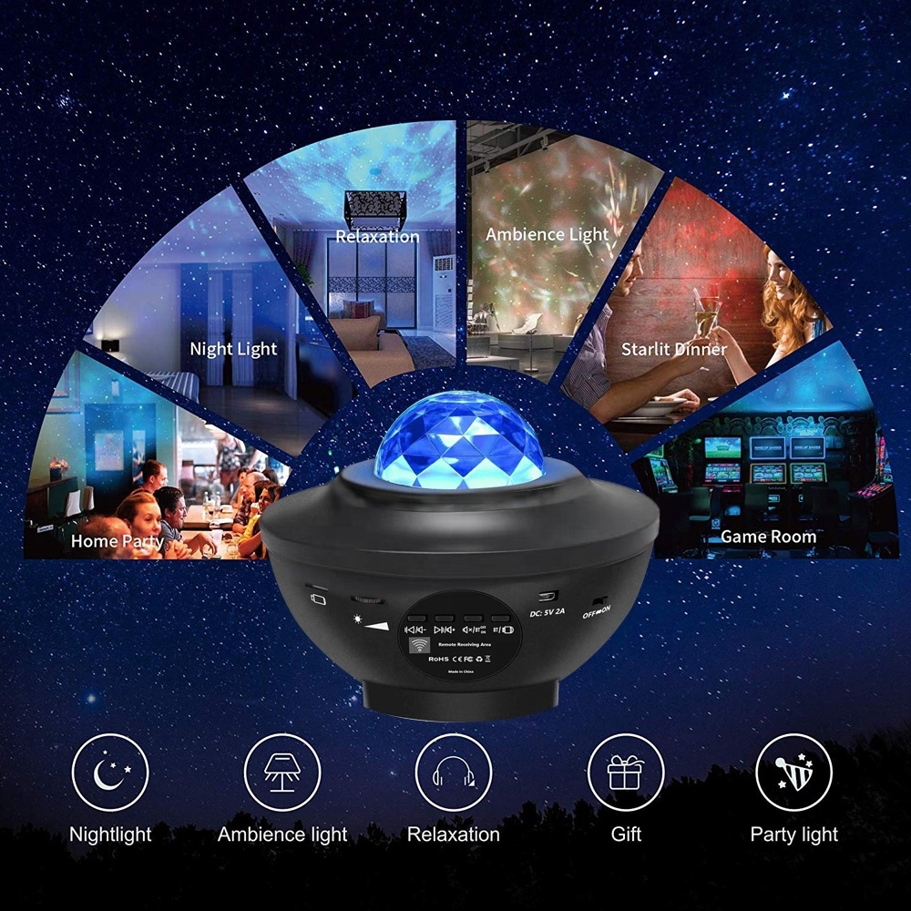 Đèn Ngủ Hoàng Hôn Decor | Loa Bluetooth, Điều Khiển Từ Xa, 21 Mode | Đèn LED Trang Trí Phòng Ngủ, Học Để Bàn