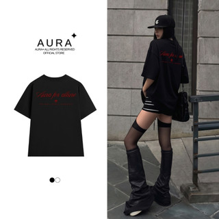 Áo thun Aura✦ ALLURE Oversized Tee 100% Cotton Unisex T-shirt
