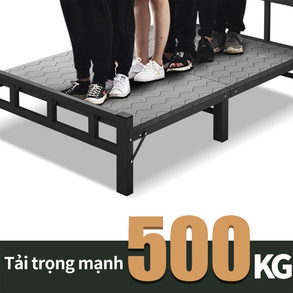 【Ống thép gia cố】 Giường gấp đơn gia đình/văn phòng/ký túc xá/nhà thuê/giường bệnh nhân tĩnh âm