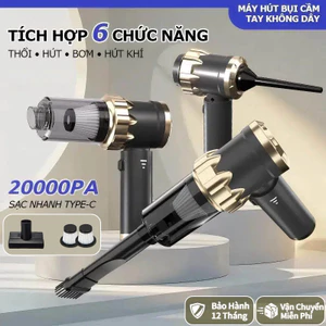 Máy Hút Bụi Cầm Tay Không Dây 20KPa, Thổi Và Hút 2 Trong 1, Gia Đình, Vệ Sinh Ô Tô, Đa Năng