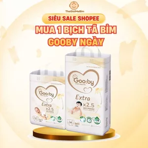1 Bịch Tã/Bỉm Dán và Quần Gooby Ngày Siêu Mỏng Nhẹ, Đủ Size Cho Bé Từ NB-3XL