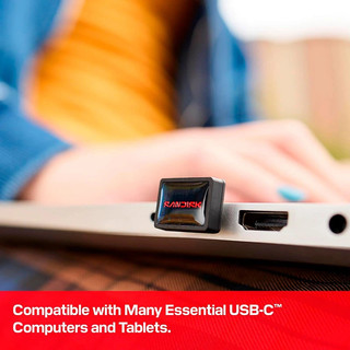 USB 3.2 Sandisk Extreme Fit CZ530 Cổng TypeC 256GB 400MB/s - SDCZ530-256G-G46 (Đen) - Phụ Kiện Nhất Tín