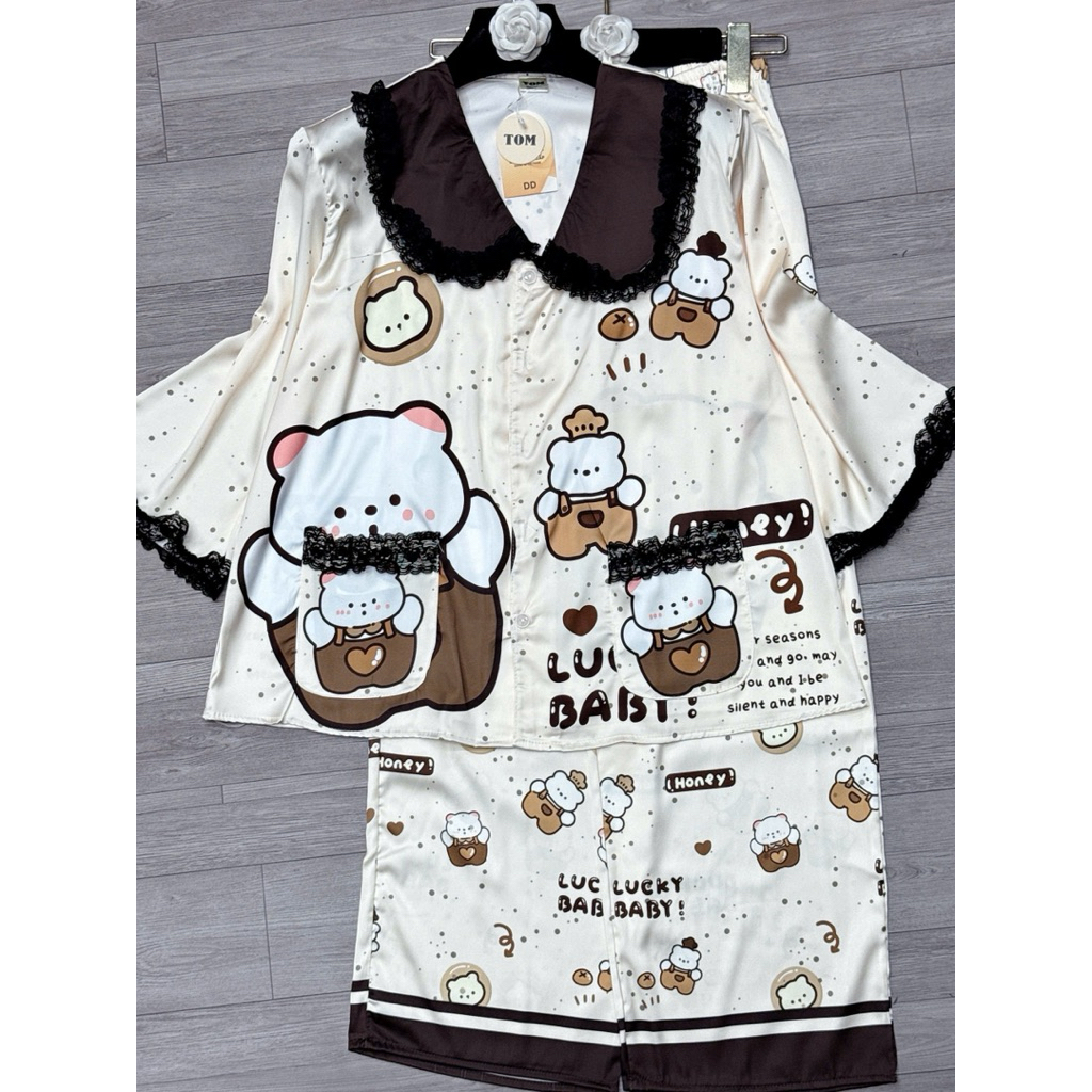 Bộ Lụa Latin Sen Ren Dài  Xinh 40-65kg