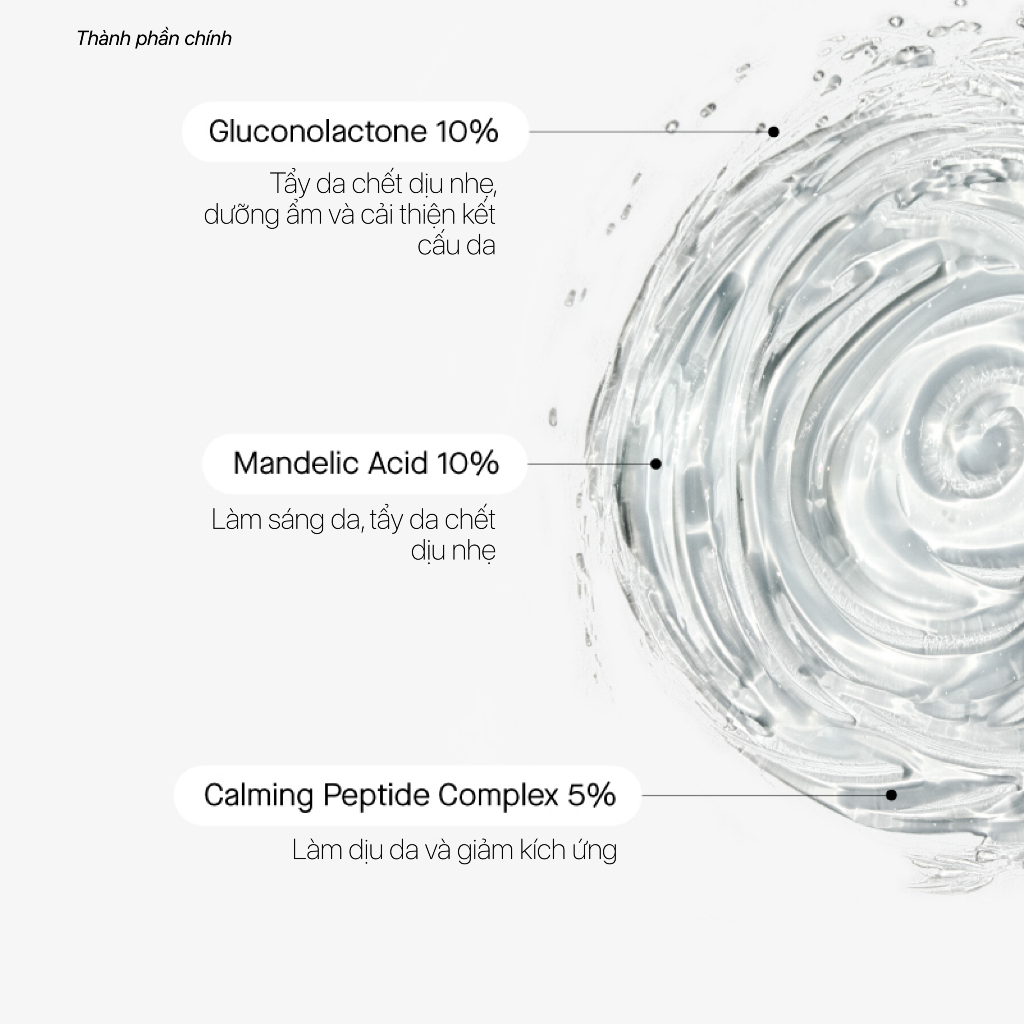 Serum Tái Tạo Da Theramid Smoothing Treatment 10% PHA 10% AHA Mandelic Acid Mờ Thâm Mịn Da Căng bóng 30ml