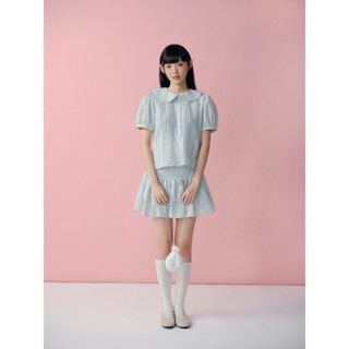 Áo sơ mi OLV tay phồng trẻ trung Puff Sleeve Collar Shirt phù hợp mọi dịp