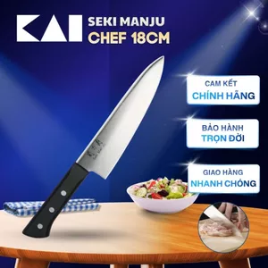 Dao Bếp Đa Năng KAI Seki Manju Chef knife 180mm Dao Chuyên Nghiệp Cho Đầu Bếp 180MM 41BE0580