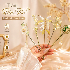 Trâm Cài Tóc Phong Cách Cổ Điển, Cổ Trang, Hiện Đại Phụ Kiện Trang Trí Áo Dài Áo Bà Ba Dành Cho Nữ 2026
