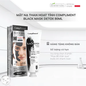 Mặt nạ than hoạt tính Compliment Black Mask Detox 80ml