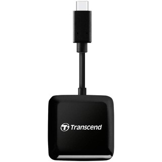 Đầu đọc thẻ nhớ ALL-IN-ONE Transcend C3 TypeC Gen 1 hỗ trợ khe microSD/SD (Đen) - Phụ Kiện Nhất Tín