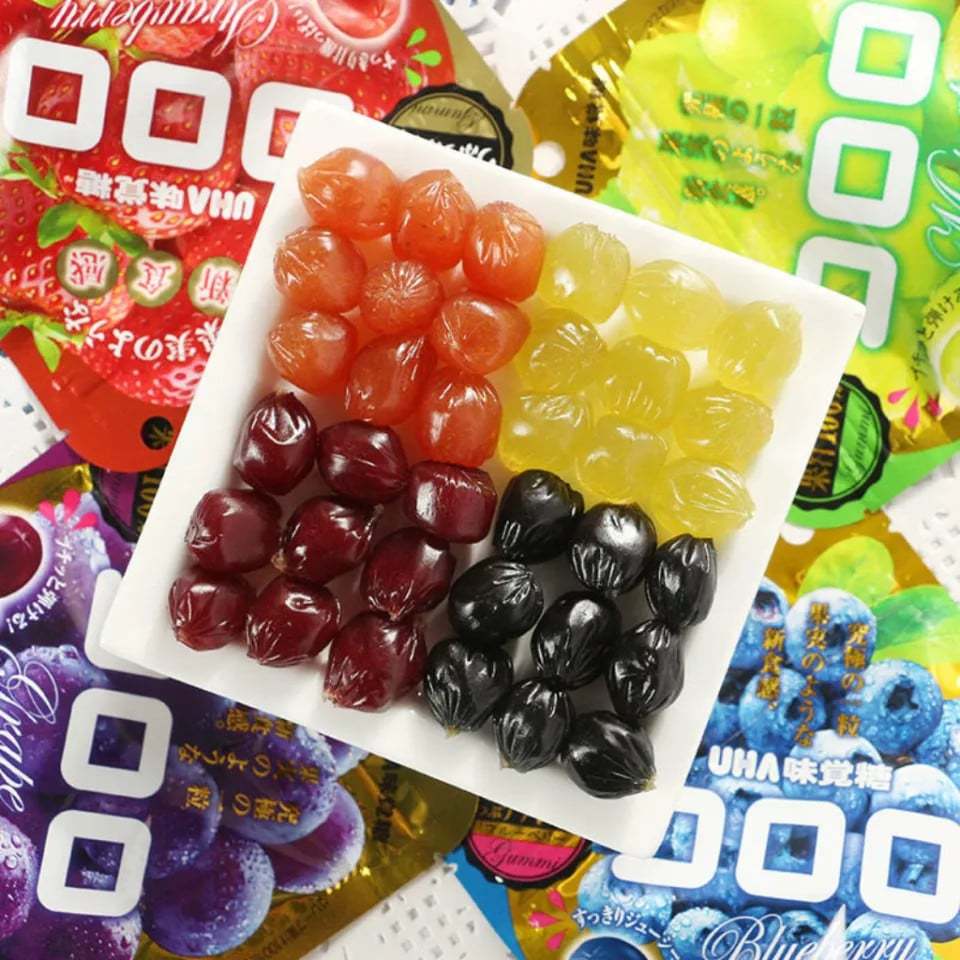 (Mua 10 tặng 1) Kẹo dẻo UHA KORORO đa dạng hương vị trái cây gói 48g - Mọng Nước, Ngọt Thanh - Nhập Khẩu Nhật Bản
