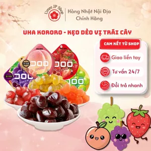 Kẹo dẻo UHA KORORO đa dạng hương vị trái cây gói 48g - Mọng Nước, Ngọt Thanh - Nhập Khẩu Nhật Bản