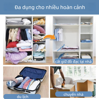 [Quà tặng+Freeship] Túi hút chân không Đựng quần áo/chăn màn Bơm điện Bơm tay Siêu dày dai Sử dụng nhiều lần S/M/L/XL