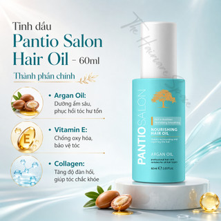 [Chính hãng] Tinh dầu dưỡng tóc Pantio Salon Hair Oil - 60ml/chai