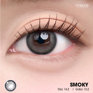 Lens 6 tháng VIVIMOON kính áp tròng cho mắt thở màu đen, độ cận từ 0 đến 8 (Giá 1 chiếc - 1 bên mắt)