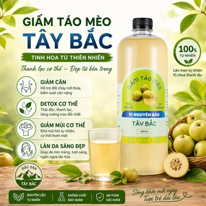 1L Giấm Táo Mèo Nguyên Chất Tây Bắc Hữu Cơ Giảm Cân An Toàn Hiệu Quả
