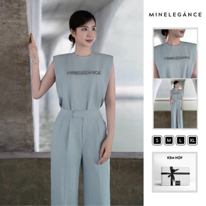 MINELEGÁNCE- SET ÁO KÈM QUẦN ỐNG ĐỨNG THANH LỊCH, SANG TRỌNG - MIN123