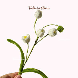 [Velours.bloom] Set DIY Hoa Kẽm Nhung Pastel Hàn Quốc - Full Nguyên Liệu Làm Hoa Lily Quà Tặng Thủ Công