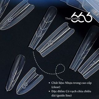 Form Úp Móng Kẹp VINIMAY Sandwich Dual Forms 240pcs – Bộ Khuôn Đắp Gel 2 Lớp Chính Hãng THEGIOINAIL666