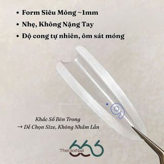 Form Úp Móng Kẹp VINIMAY Sandwich Dual Forms 240pcs – Bộ Khuôn Đắp Gel 2 Lớp Chính Hãng THEGIOINAIL666