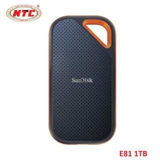 Ổ cứng di động External SSD Sandisk Extreme Pro V2 E81 1TB USB 3.2 Gen 2 2000MB/s - SDSSDE81-1T00-G25 (Đen)