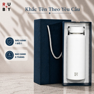 Bình Giữ Nhiệt 1000ml RuBy Đa Dạng Mẫu Mã, Inox 304, Giữ Nóng Lạnh 12H-24H, BH 6 Tháng, Tặng kèm hộp