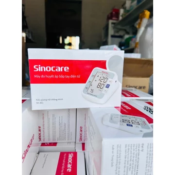 Máy đo huyết áp Sinocare BA801 Chính Hãng- CÓ GIỌNG NÓI TIẾNG VIỆT
