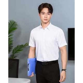 [T7_SALE 20%_HT] Áo Sơ Mi Nam Trắng Chống Bám Bẩn 1SMCB635 Biluxury Form Regular Fit Kháng Khuẩn Bền Màu