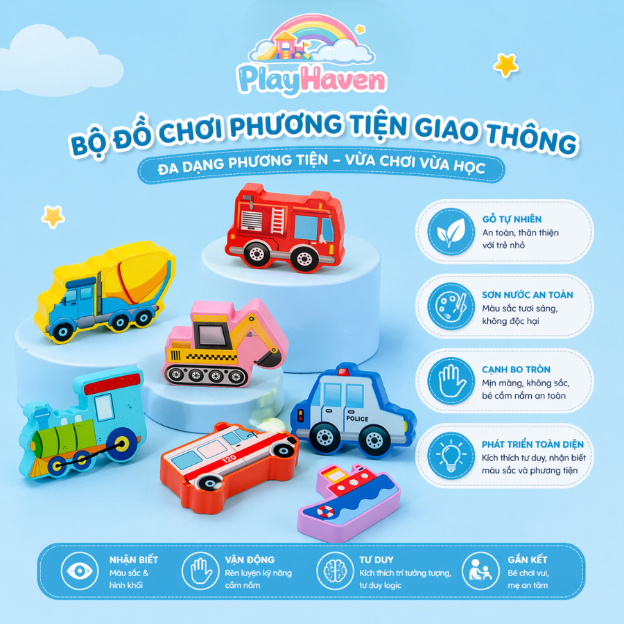 Bảng gỗ câu cá Montessori 7 trong 1 cho bé đồ chơi ghép hình học số chữ cái và nhận biết