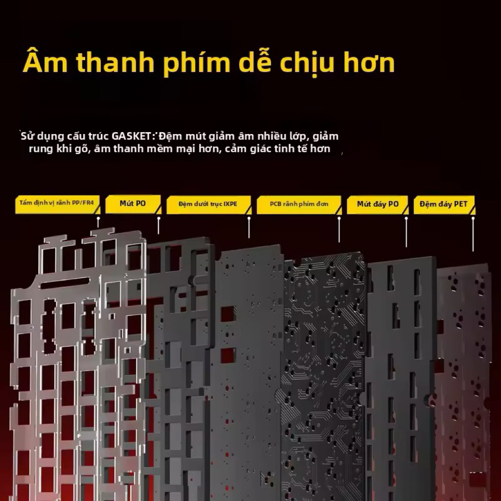 Bàn phím cơ  - LEOBOG HI75C PRO - Nhôm - Núm xoay đa chức năng - 3 Mode - RGB mạch xuôi | BigBuy360 - bigbuy360.vn