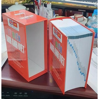Sách - Từ Điển Anh Anh Việt Phiên Bản Bìa Cứng Màu Đỏ - Giải Nghĩa Đầy Đủ Ví Dụ Phong Phú