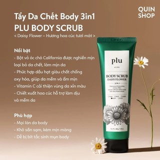 Tẩy Tế Bào Chết Toàn Thân PLU Original Body Scrub Làm Sạch Da Tẩy Da Chết PLU Chăm Da Sáng Mịn 200g - Skinora Beauty